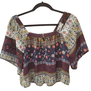 Crop Top, Diva Boho Small